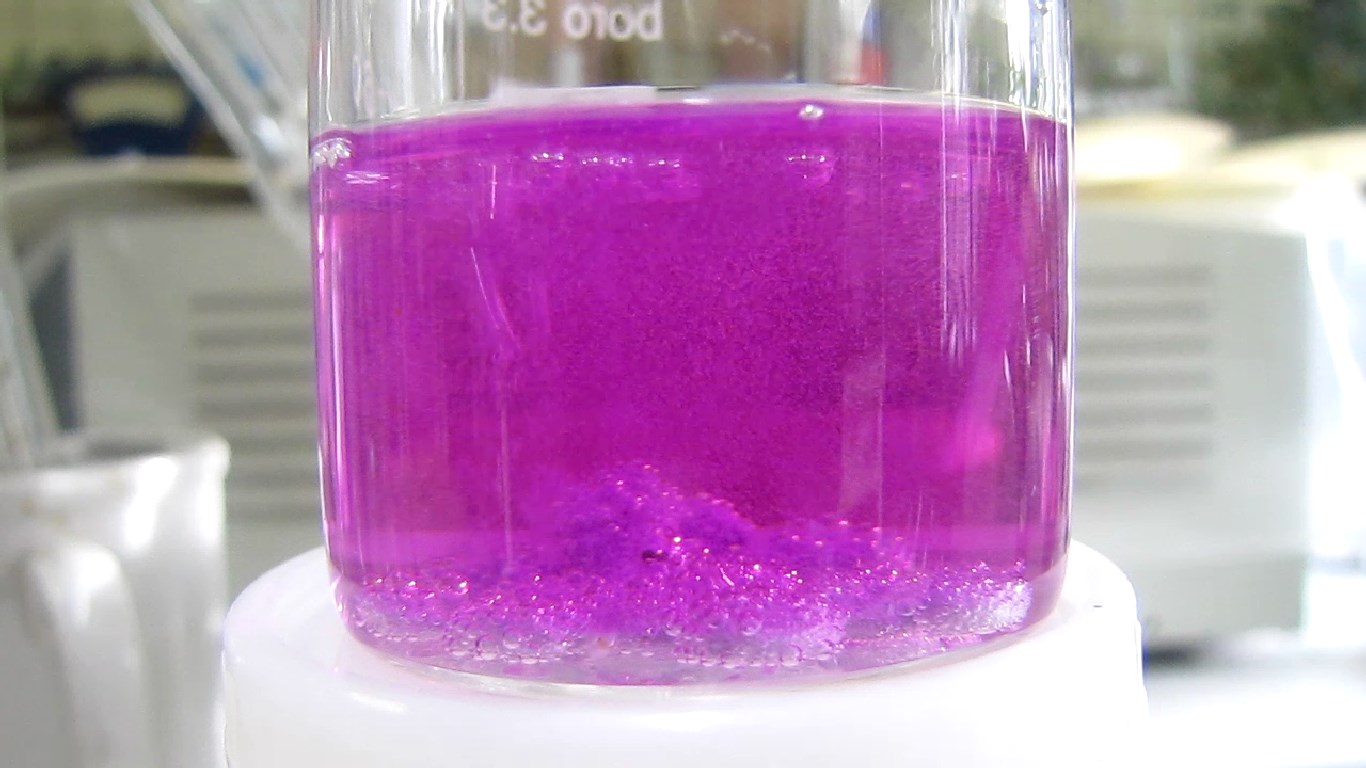         . Reduction of potassium permanganate by zinc and sulfuric acid)